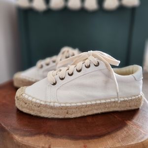 Soludos platform canvas sneaker 6.5